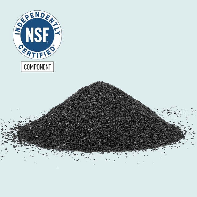 We Use NSF42 Certified Activated Carbon